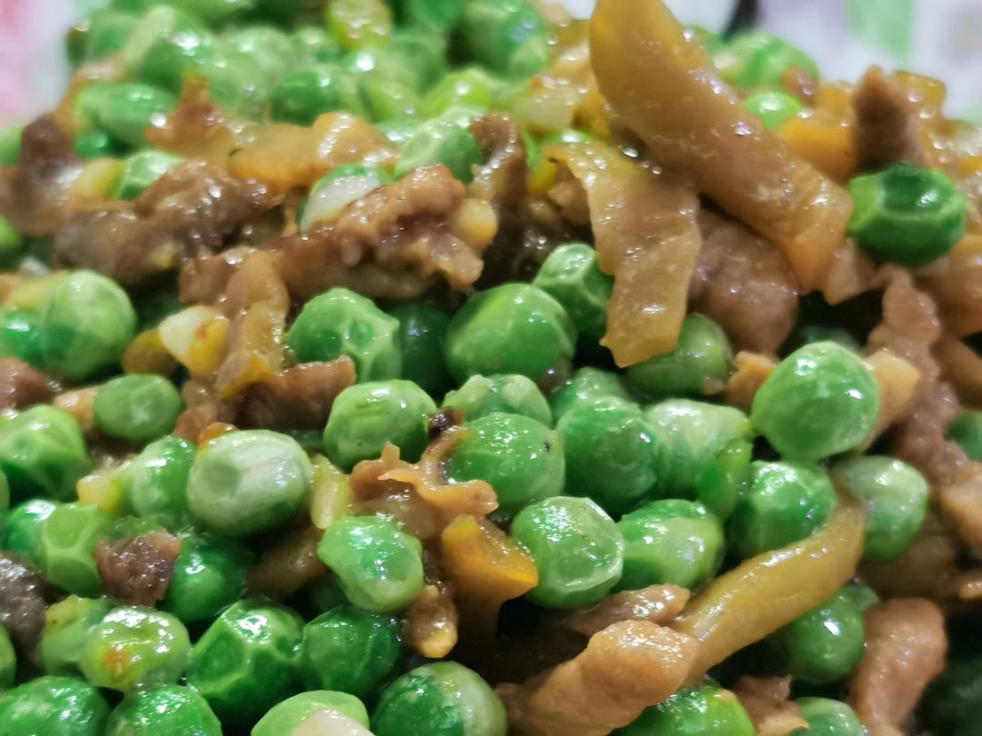 快手菜 青豆炒肉