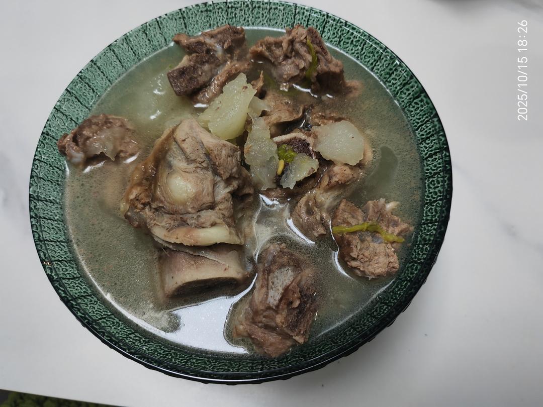冬瓜排骨汤，夏天的味道