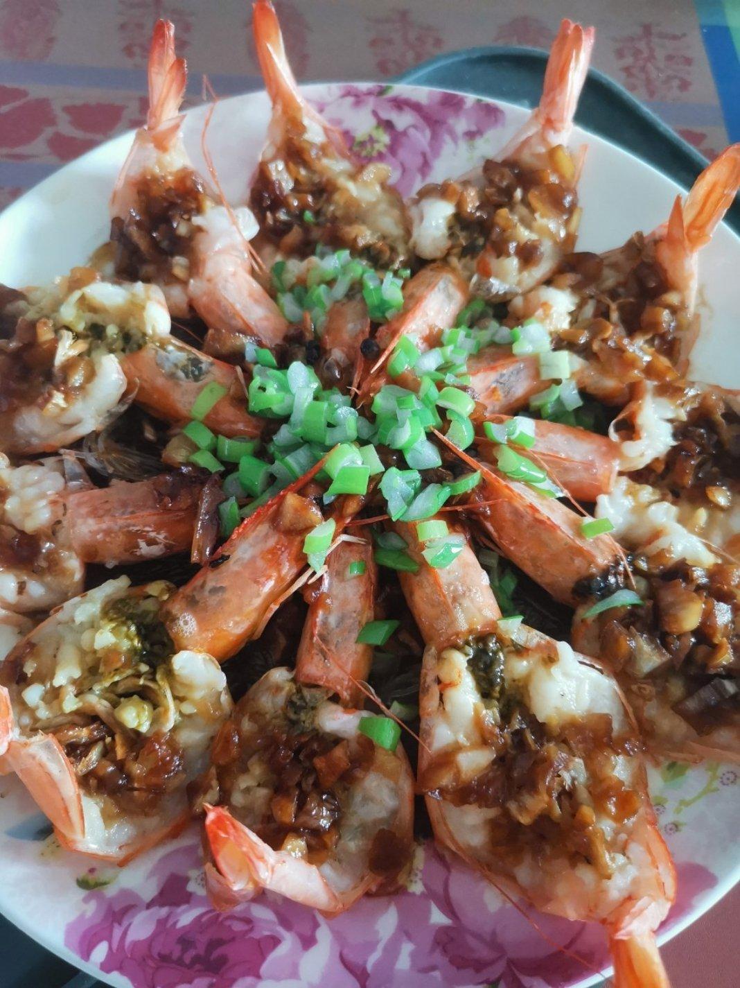 蒜蓉粉丝蒸虾