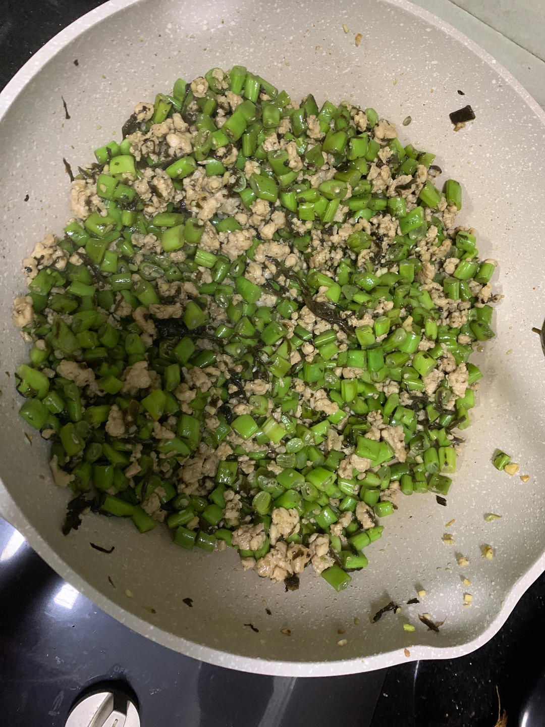 榄菜肉沫四季豆 | 超级下饭