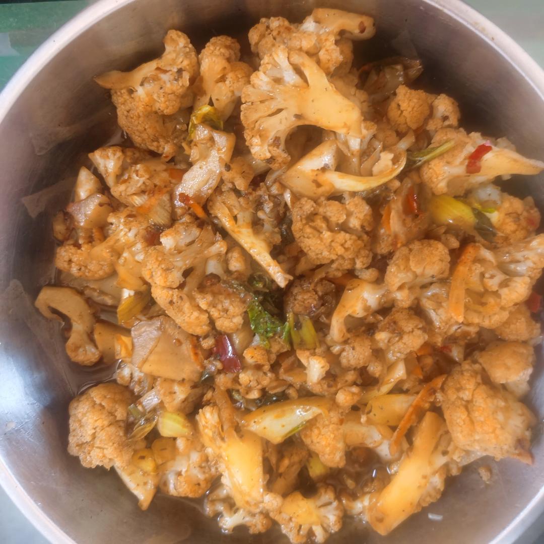 比肉还好吃的素炒菜花