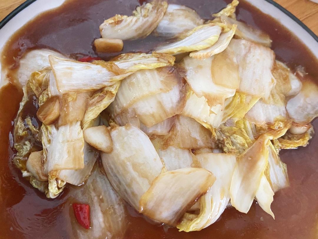 醋溜娃娃菜，教你做的跟饭店一样好吃