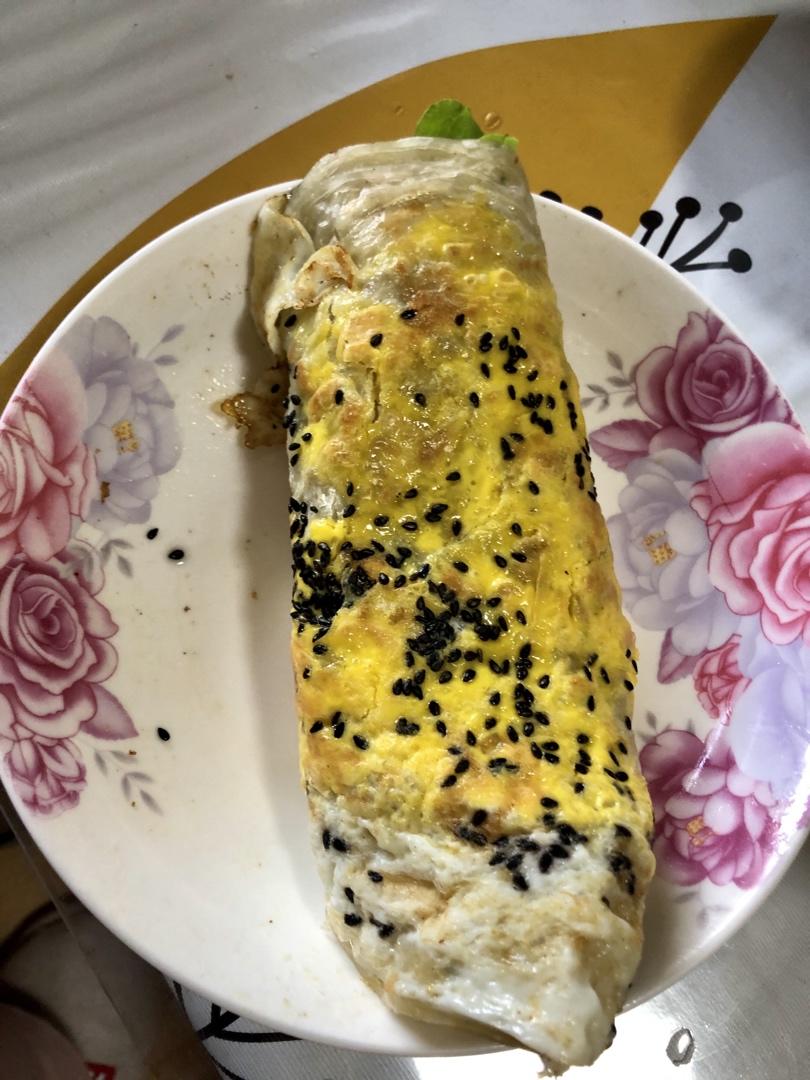 手抓饼鸡蛋灌饼