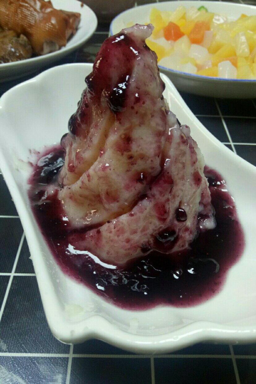 蓝莓山药泥