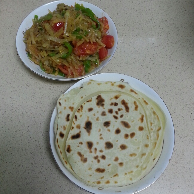 单饼卷菜
