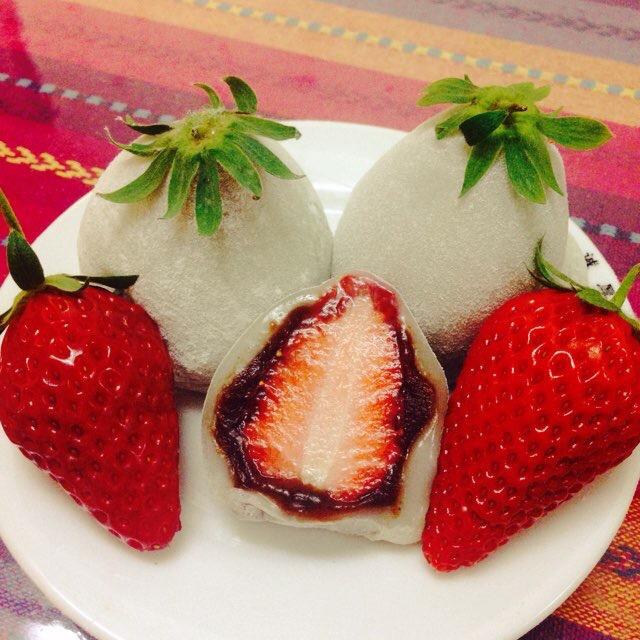 草莓大福的做法
