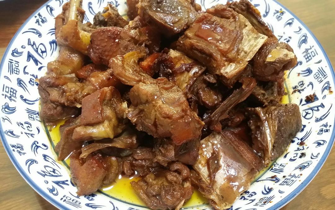 啤酒焖鸭肉