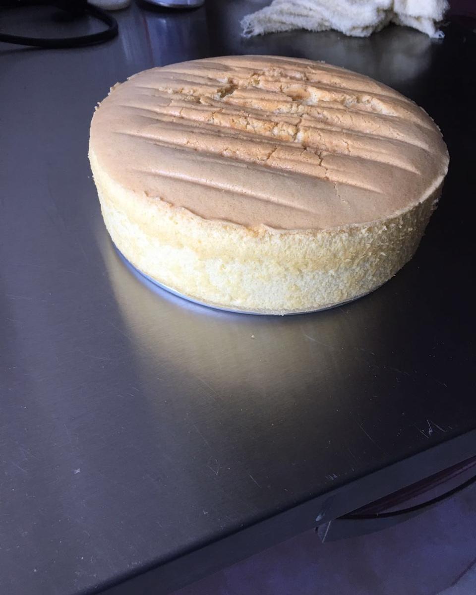 新手零失败的原味戚风蛋糕（八寸）