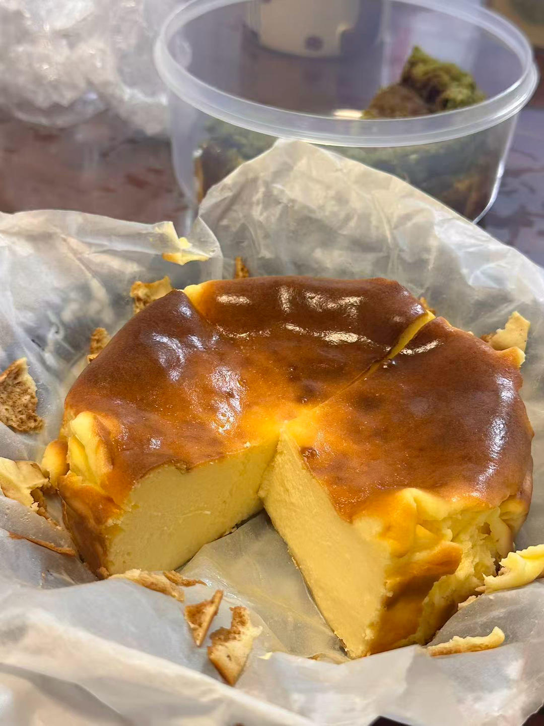 六寸巴斯克蛋糕