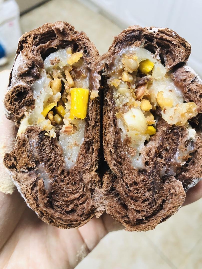 可可麻薯软欧包😍有颜又有料