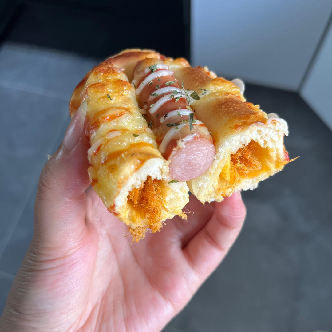 万能面包面团，一个面团解锁4款咸味面包