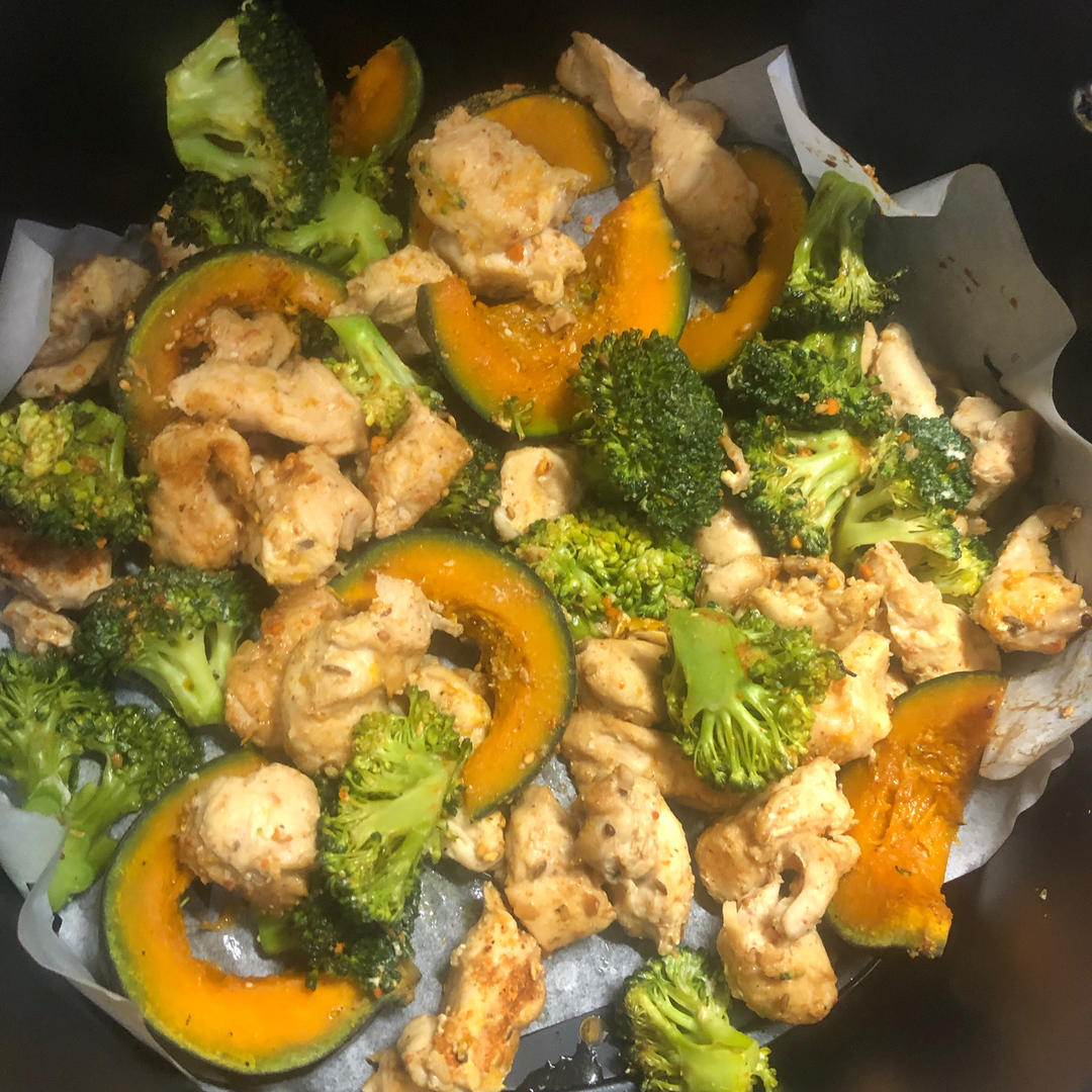 空气炸锅炸一锅🐔🐂🥦🥕