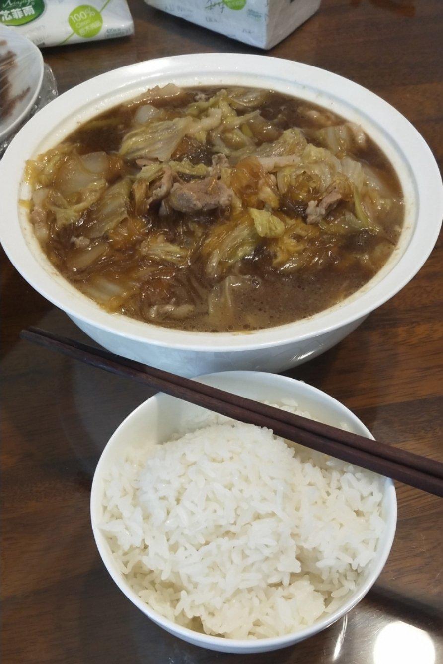 猪肉白菜炖粉条