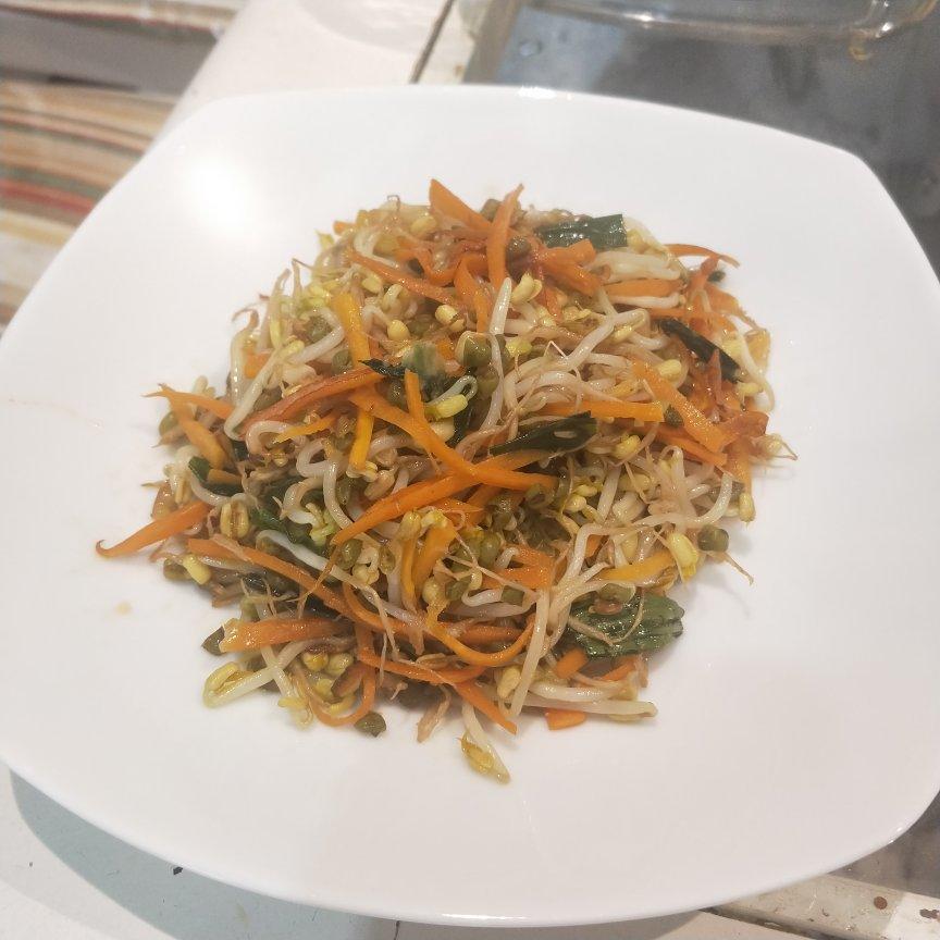 清炒豆芽