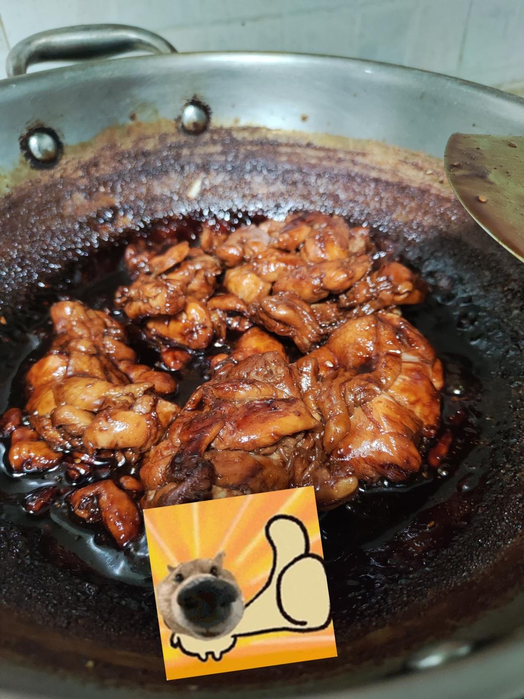 不放一滴油的照烧鸡腿饭