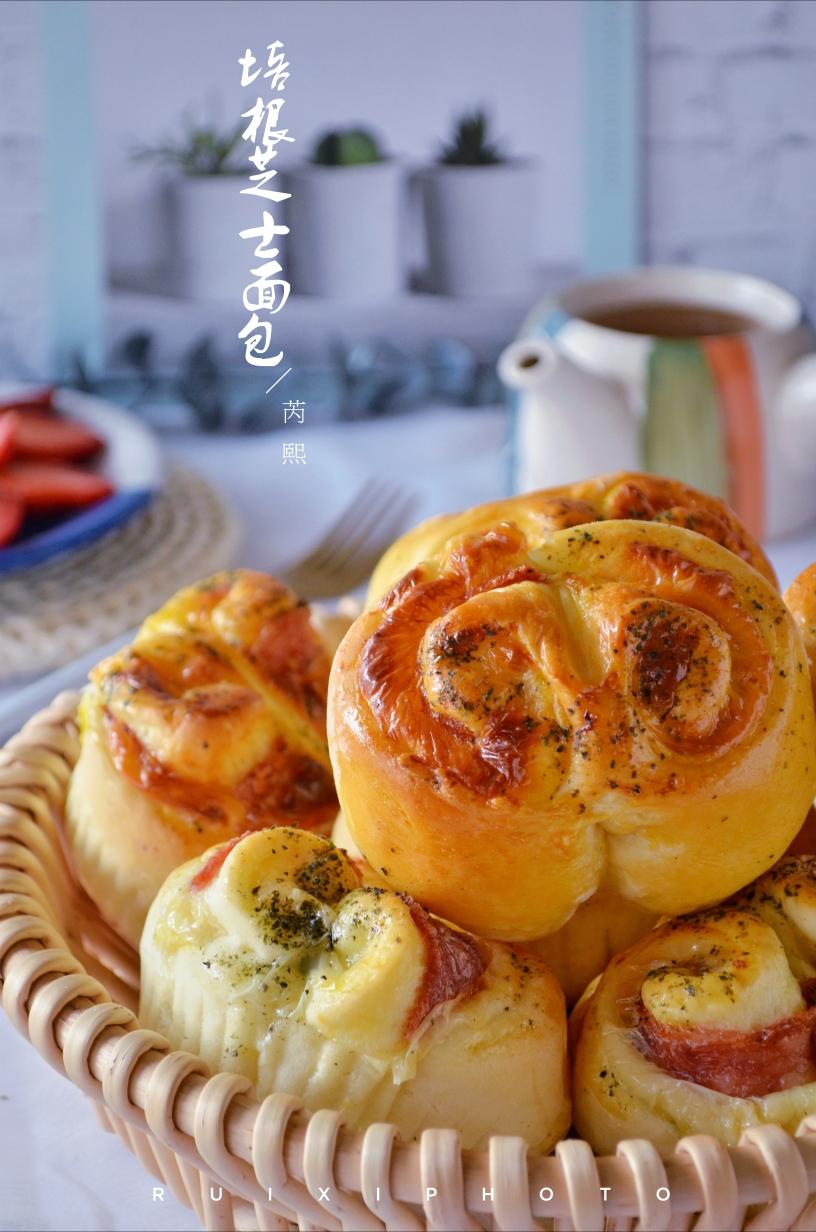 芝士培根面包