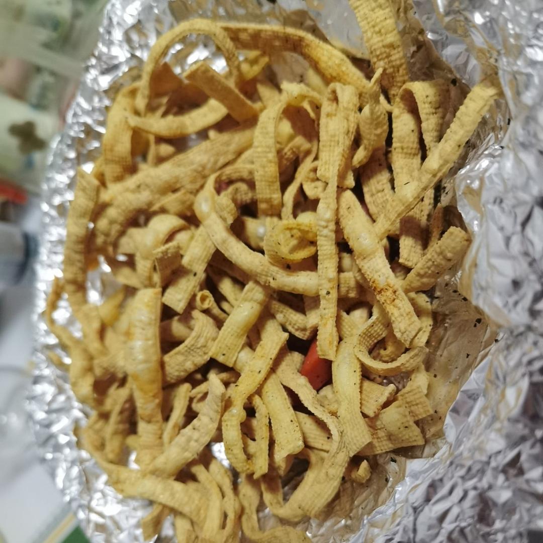 空气炸锅烤豆皮