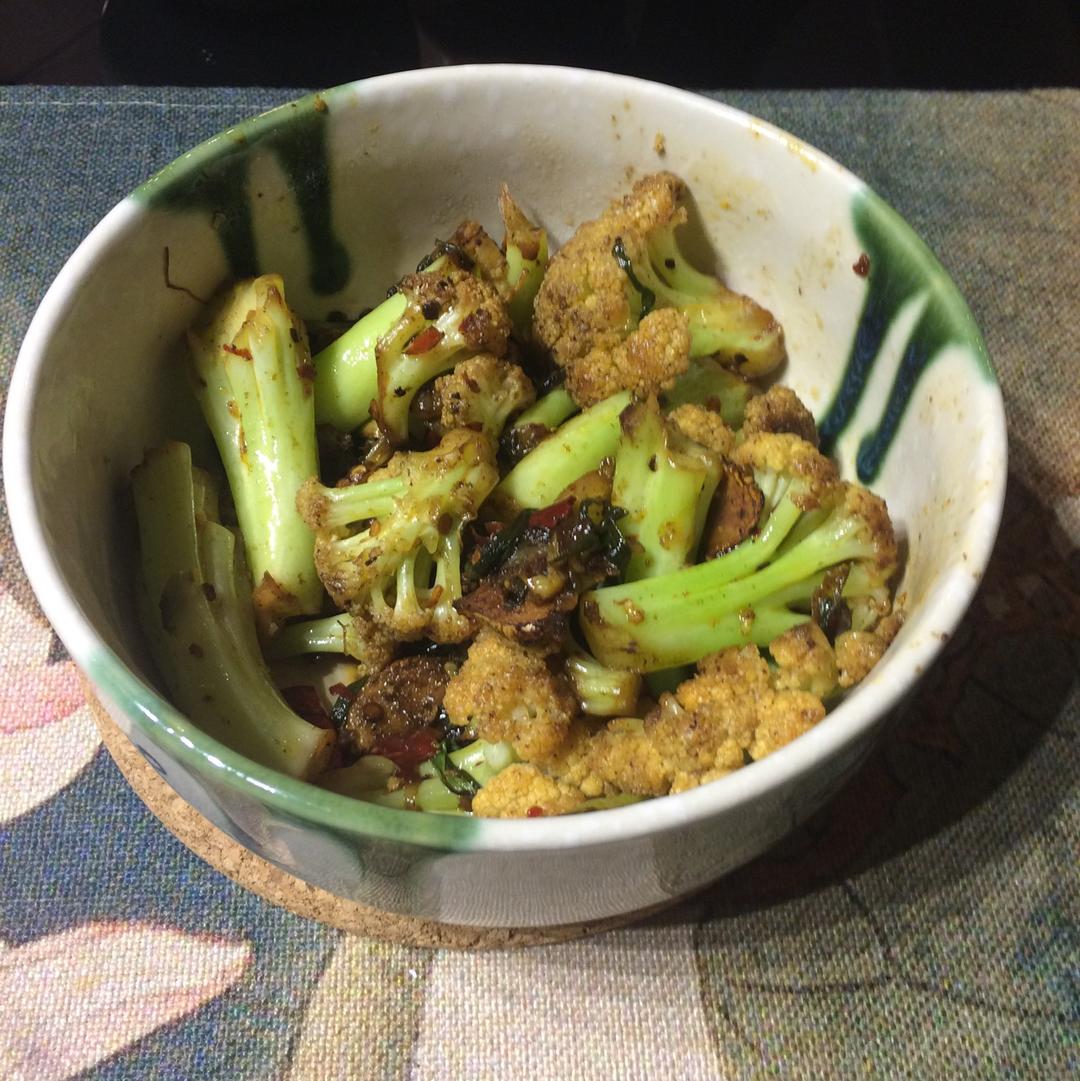 很“浪费”米饭的家常菜之一-------干锅菜花