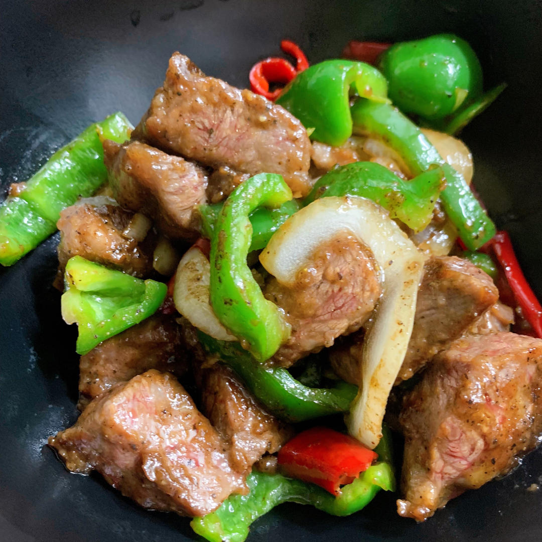 黑椒炒牛排(附简易黑椒酱配方)