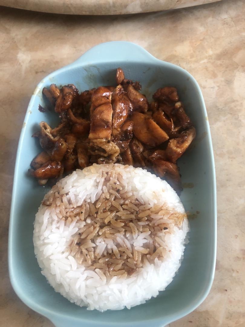 照烧鸡腿饭