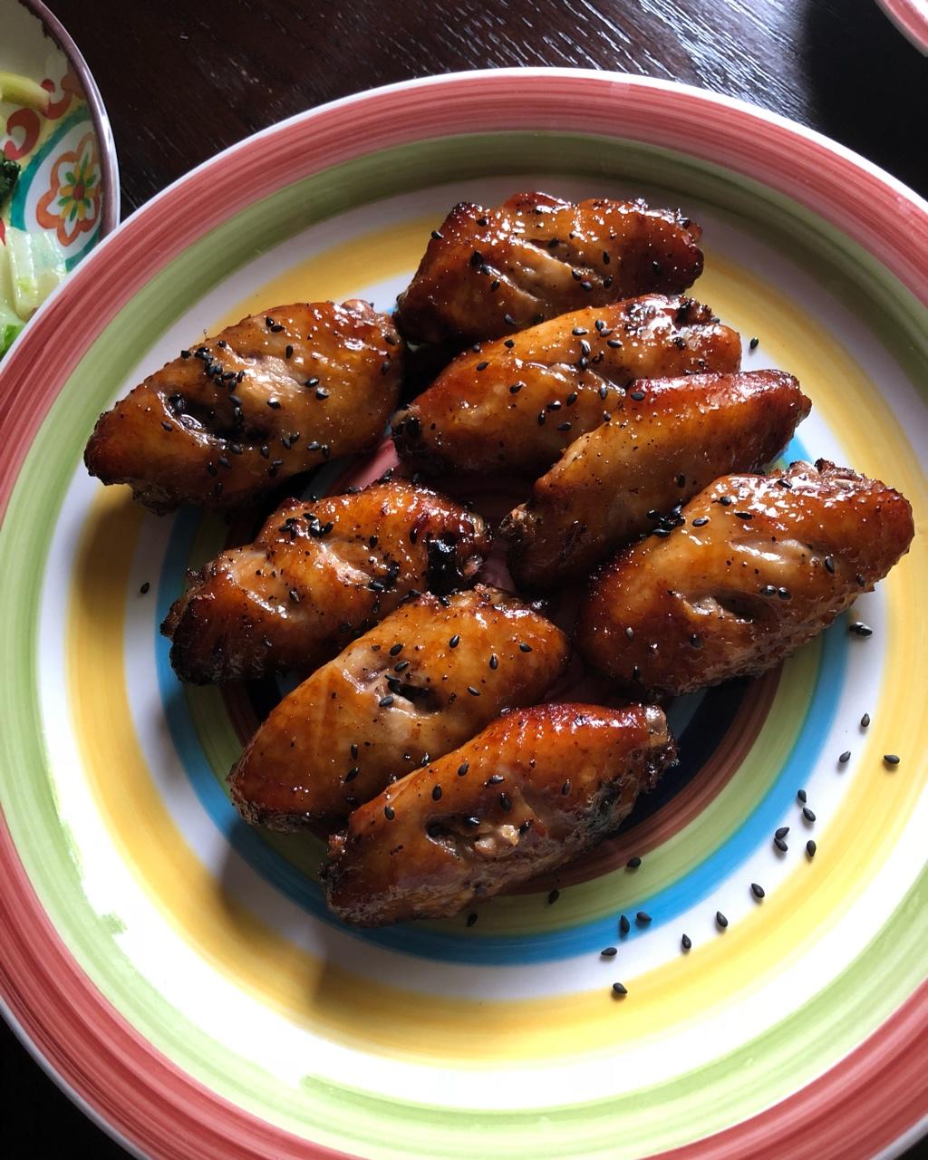 蜜汁鸡翅 Honey Coated Roast Chicken Wings