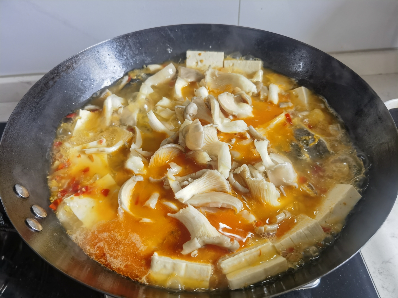 剁椒鱼头豆腐汤的做法 步骤6