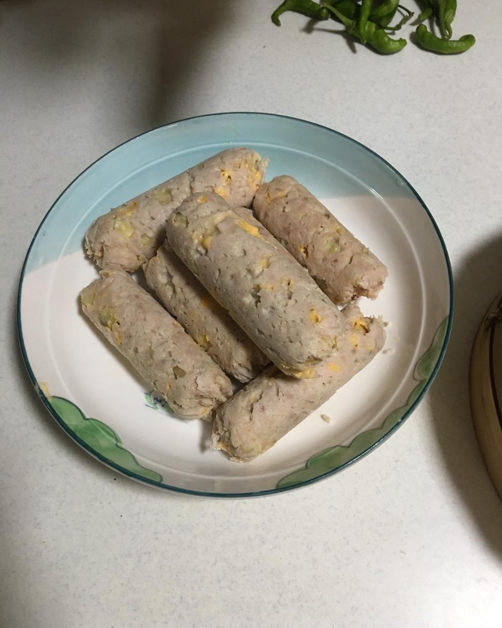 减肥芝士玉米鸡肉肠