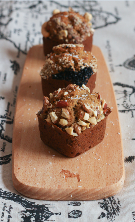 香蕉核桃磅蛋糕 Banana & Walnut Pound Cake