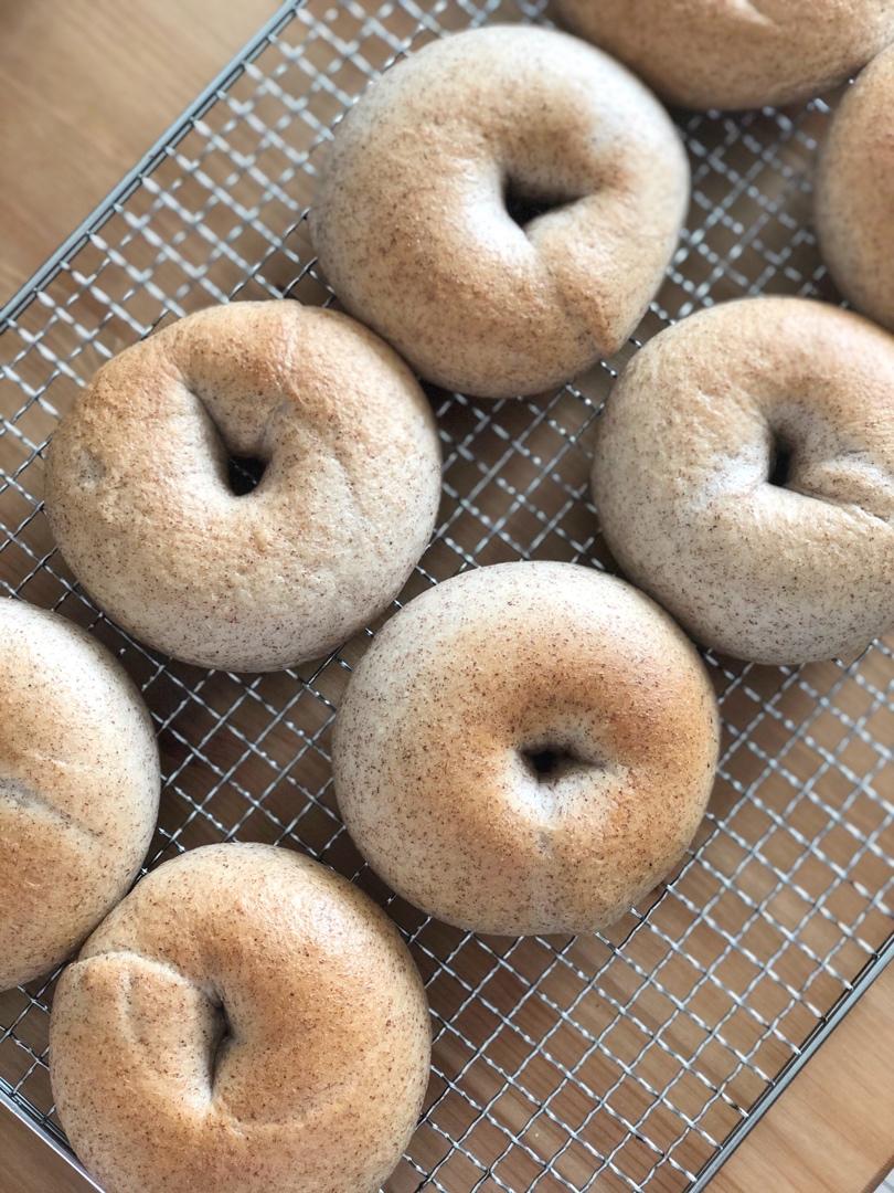 100%全麦贝果 基础纯全麦贝果