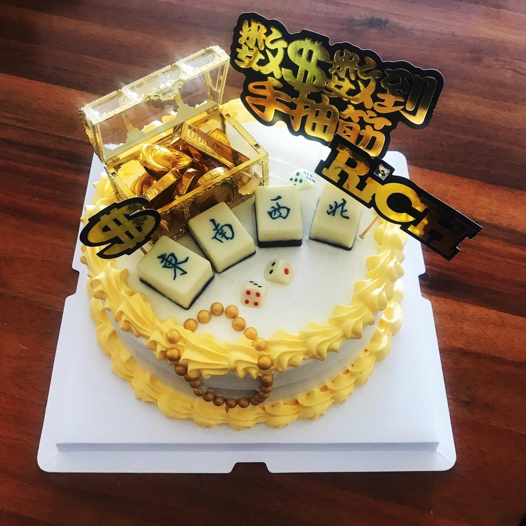 麻将蛋糕