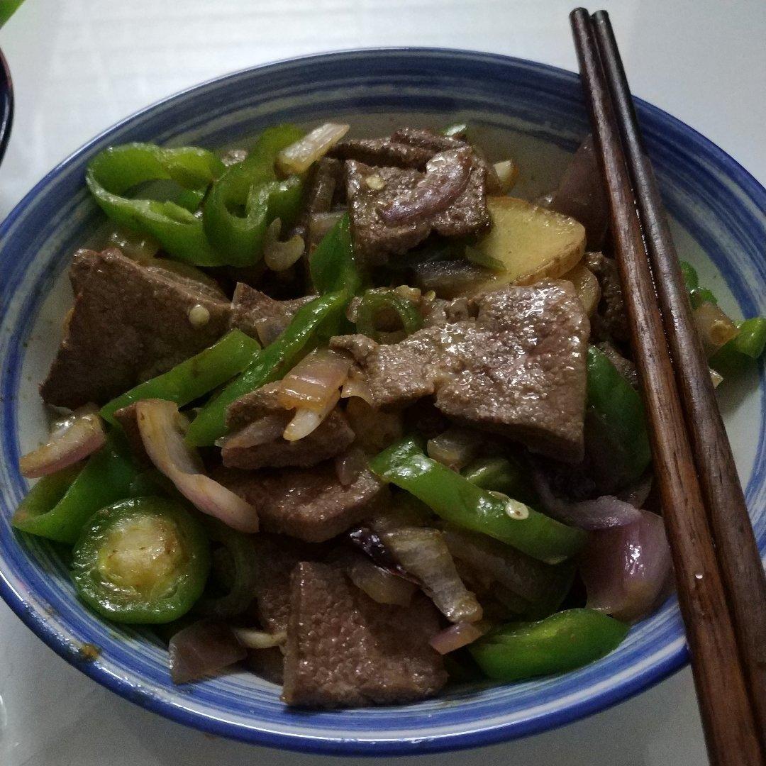嫩炒猪肝