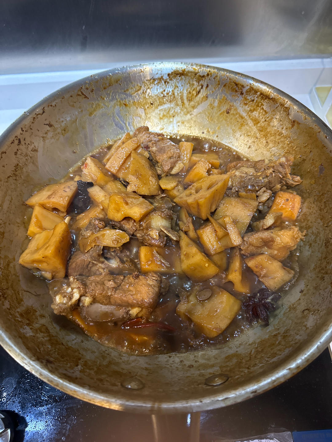 莲藕红烧排骨