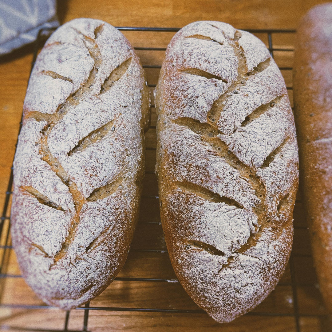 🔥无糖低脂❗️香蕉🍌全麦核桃面包