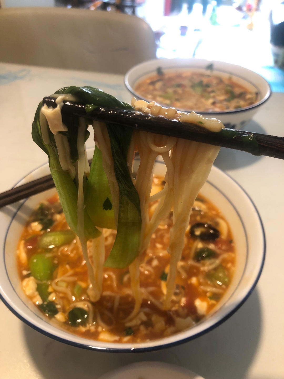 番茄蘑菇豆腐面（低脂）