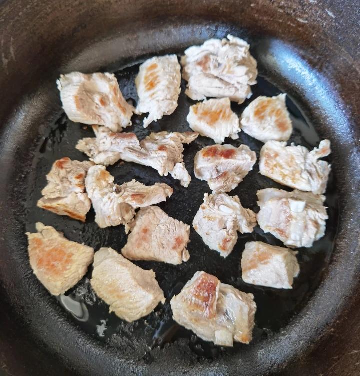 家的味道——豆角干焖排骨