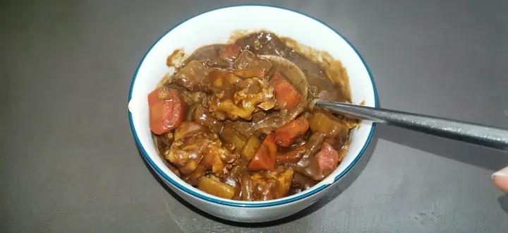 日式黑巧奶油咖喱饭