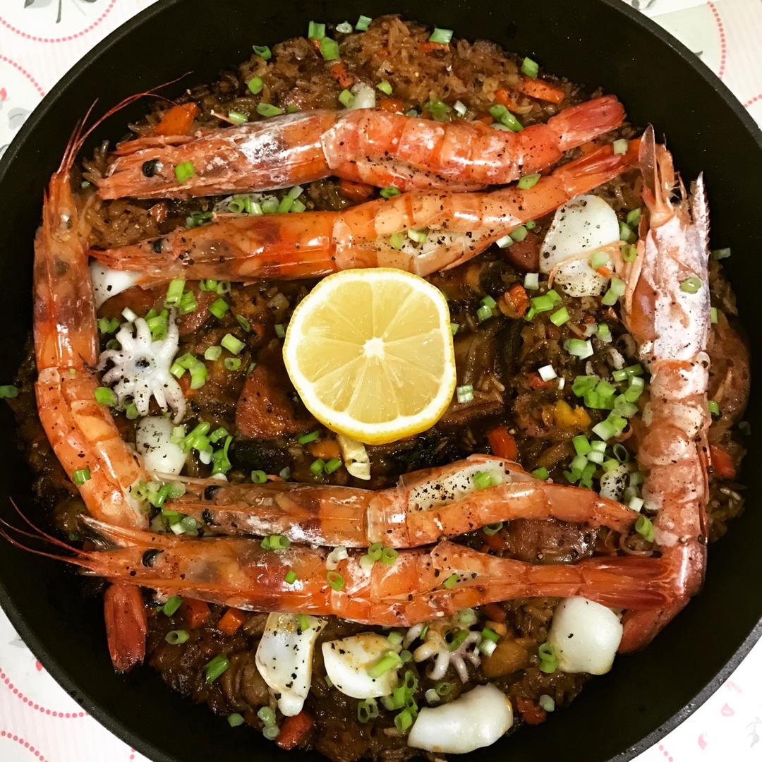 【曼食慢语】Seafood Paella 西班牙海鲜饭