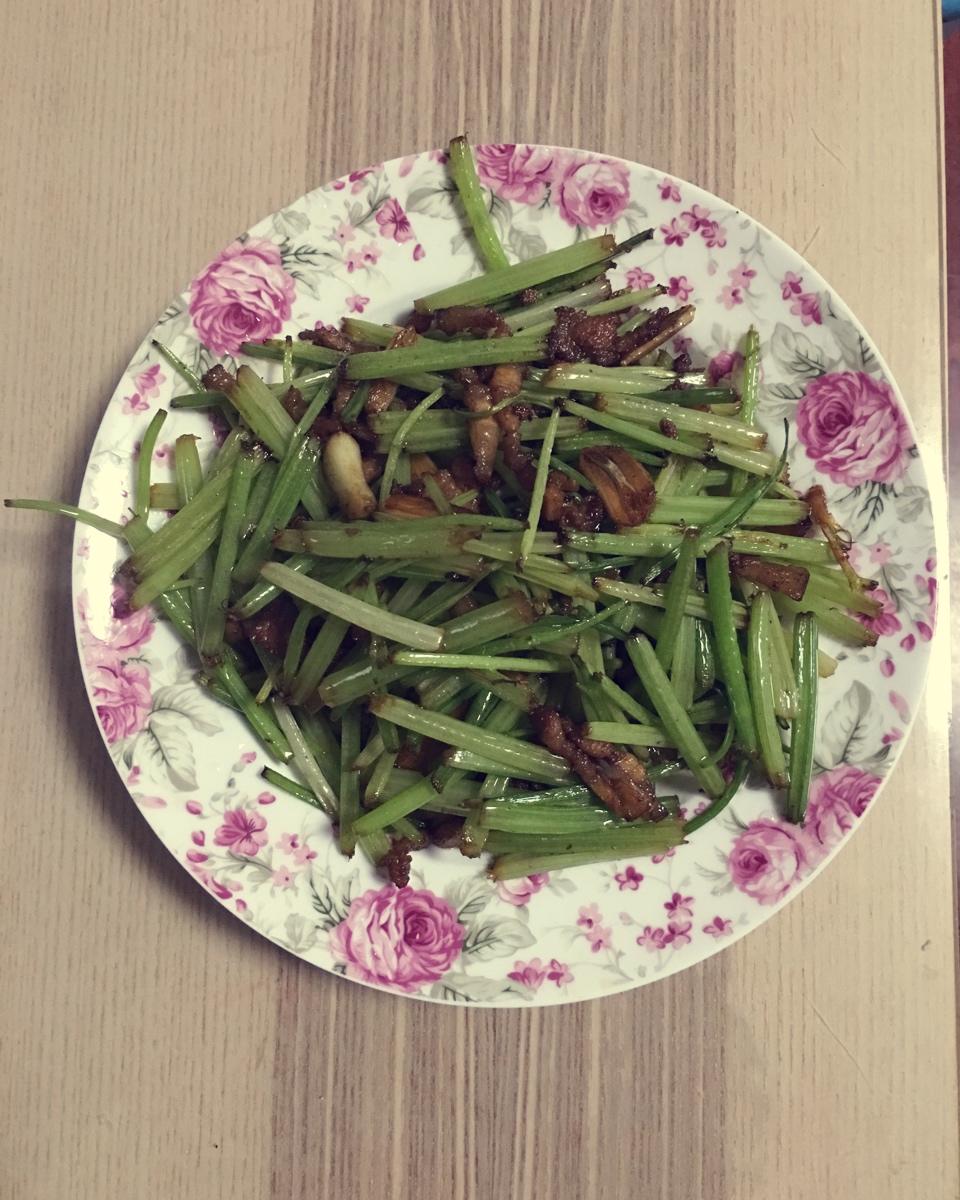 香芹炒肉丝