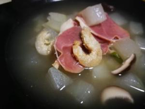 火腿海米冬瓜汤的做法 步骤10
