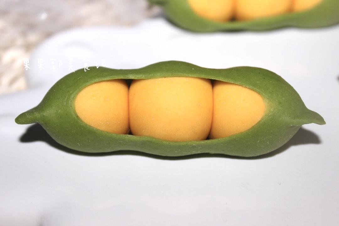 豌豆荚馒头的做法
