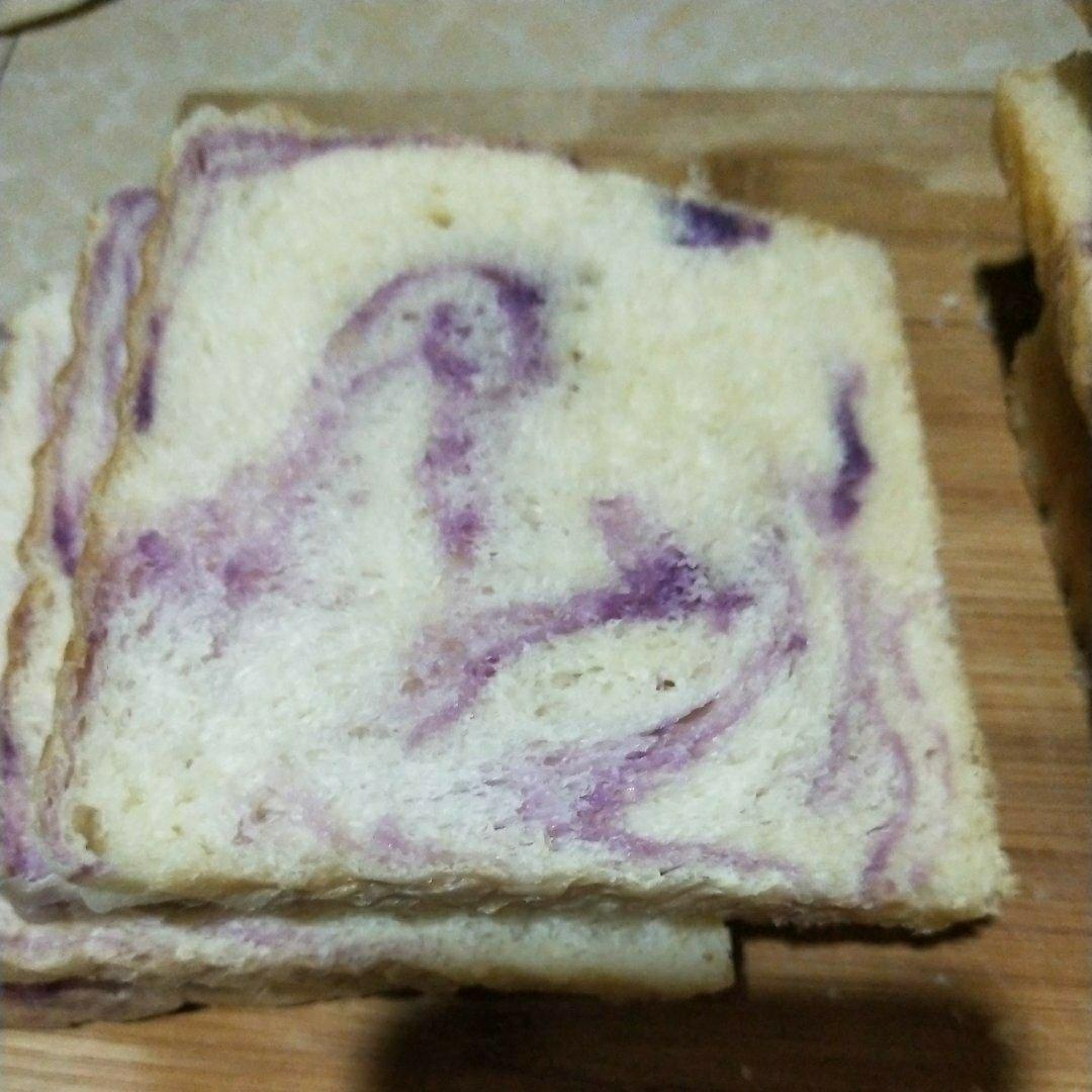 紫薯大理石纹吐司