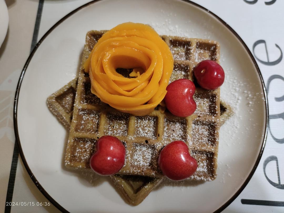 超快手斑斓粉华夫饼（早餐机版）