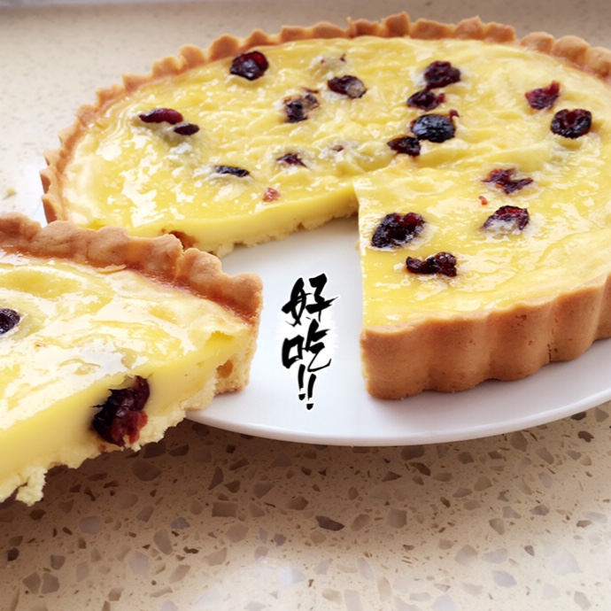 蔓越莓椰香芝士派