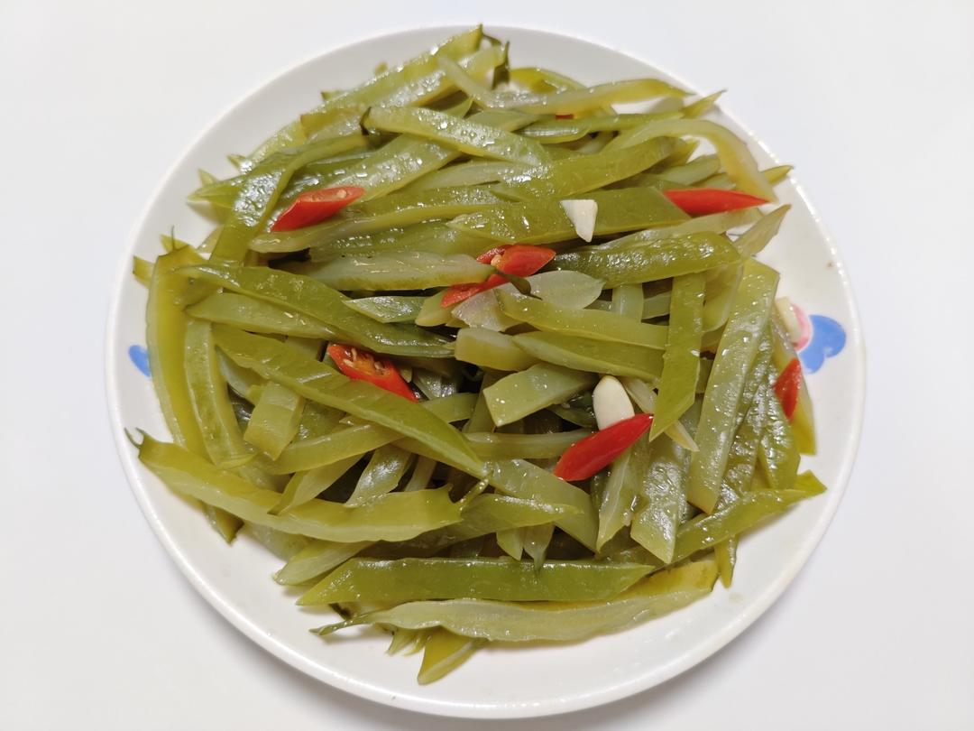 [家常菜]素炒海白菜/凉拌海白菜(泡爪汁版)