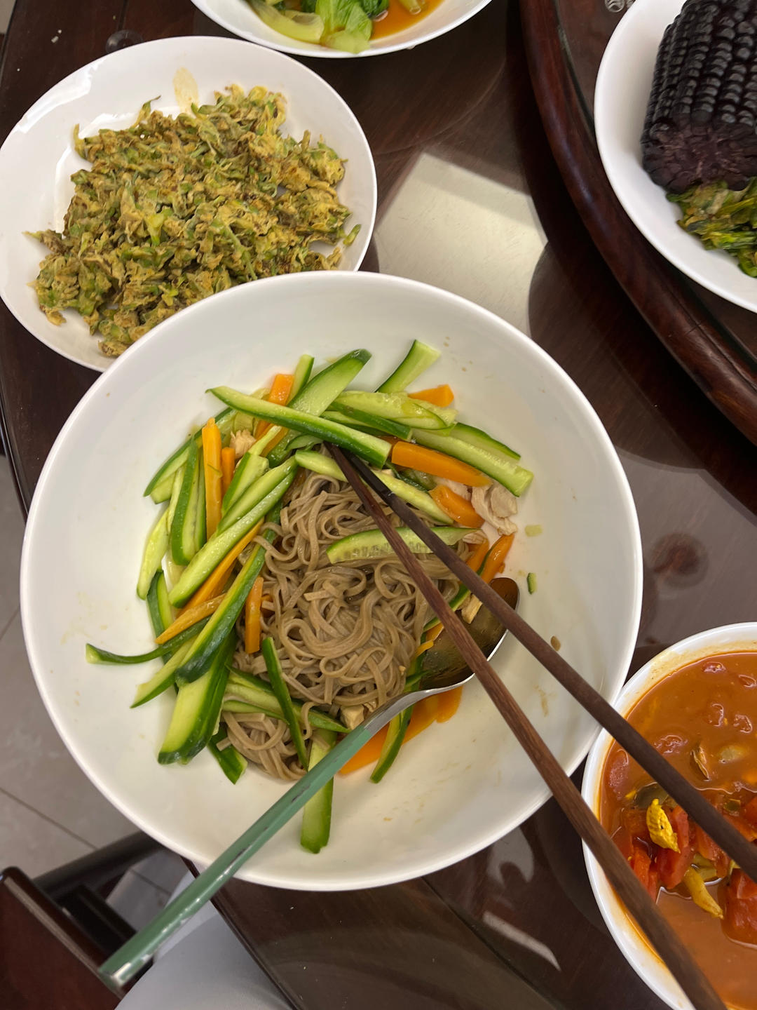 三色荞麦面