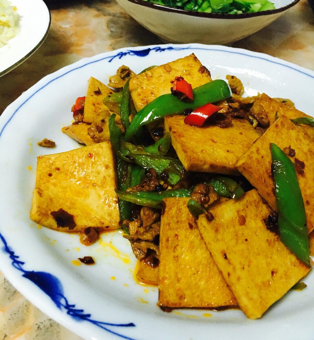 辣炒千叶豆腐