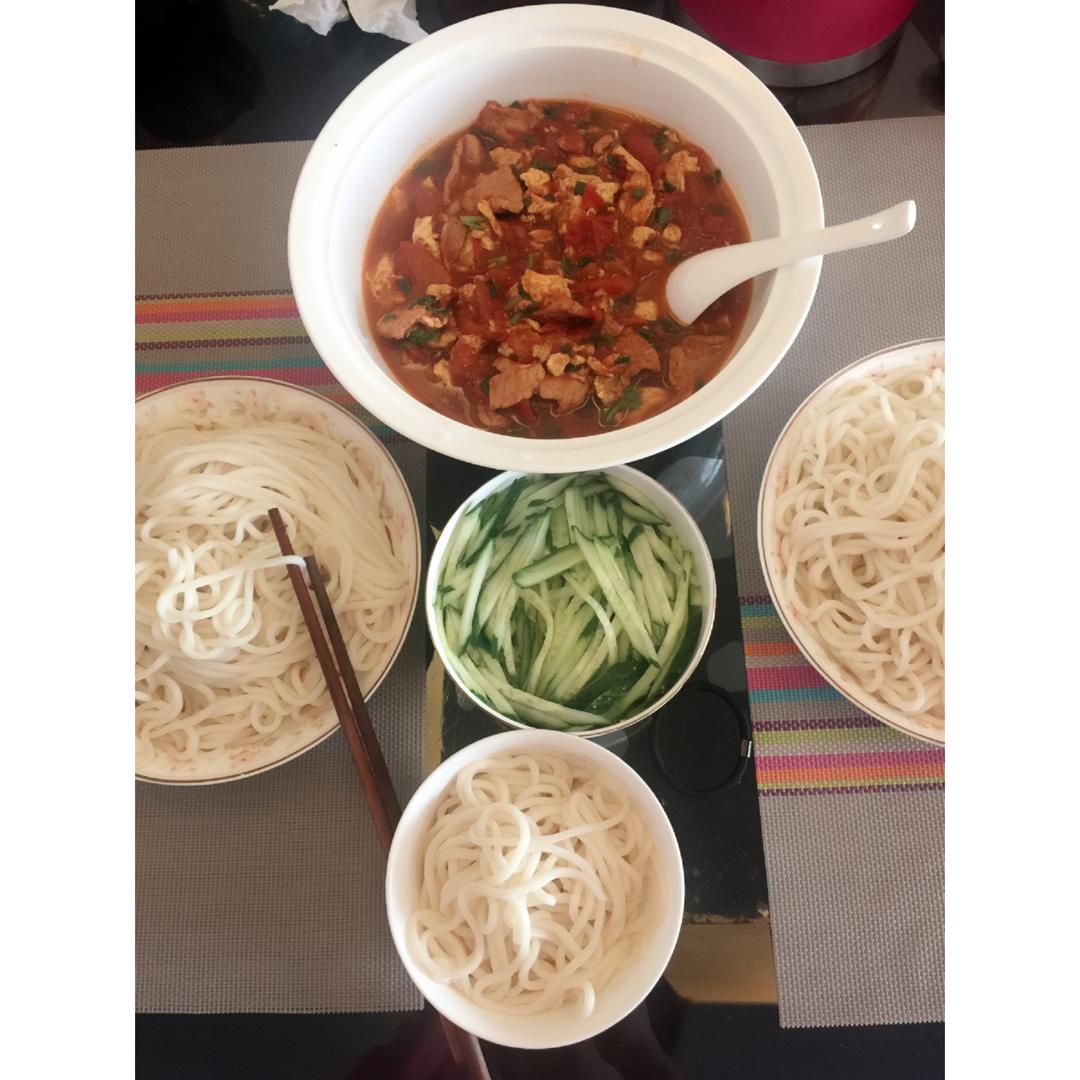 (外婆真传)西红柿打卤面