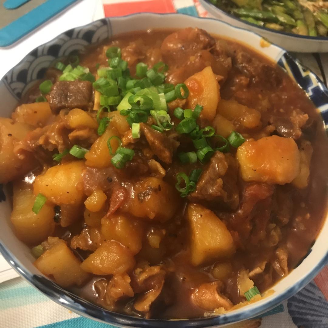 土豆炖牛肉