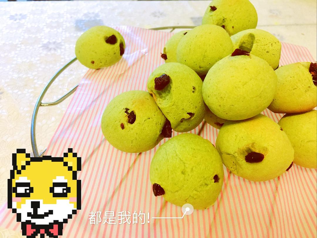 抹茶蔓越莓麻薯包（不回缩）