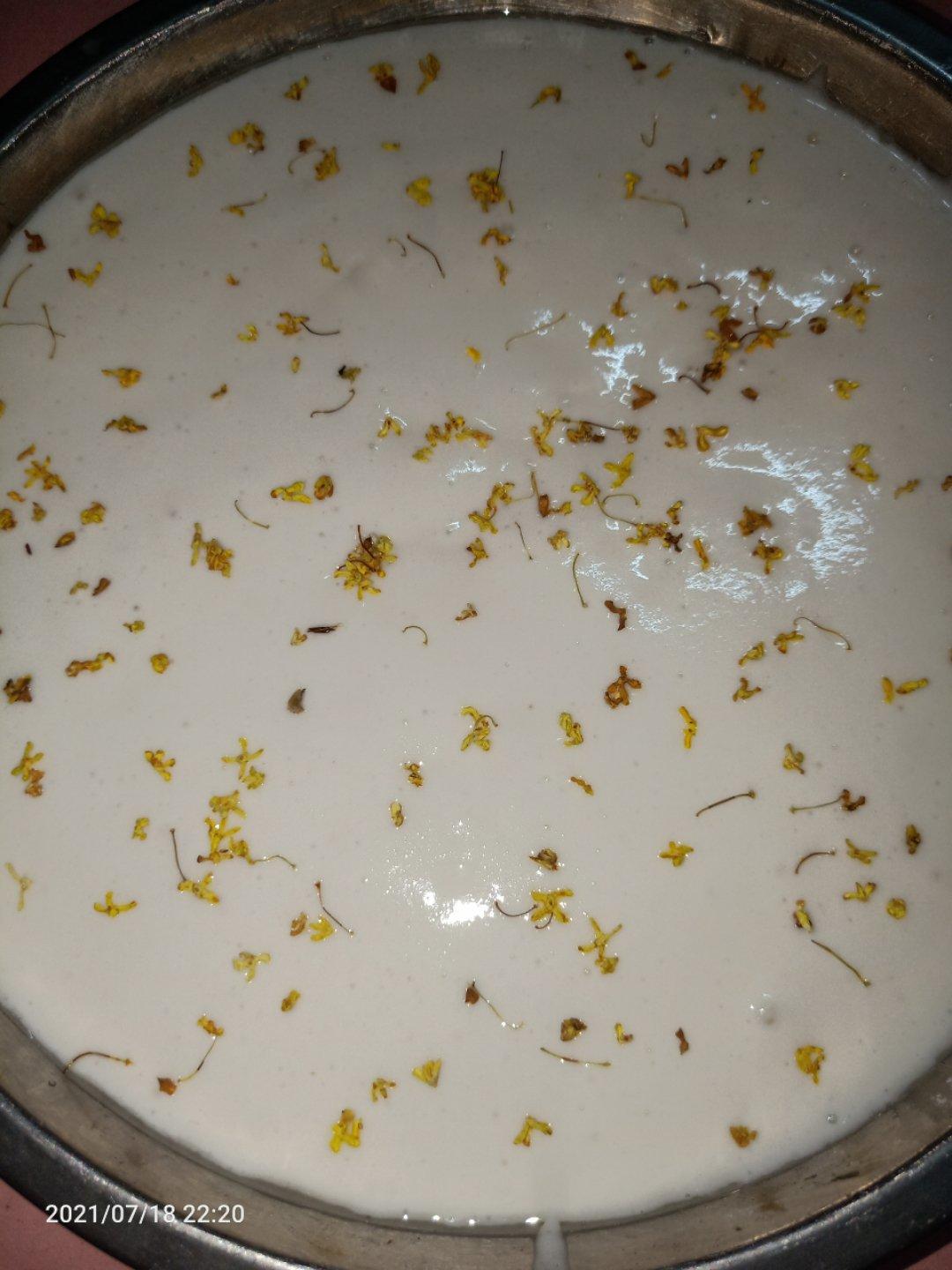 酒酿大米发糕，比普通发糕更好吃哦！